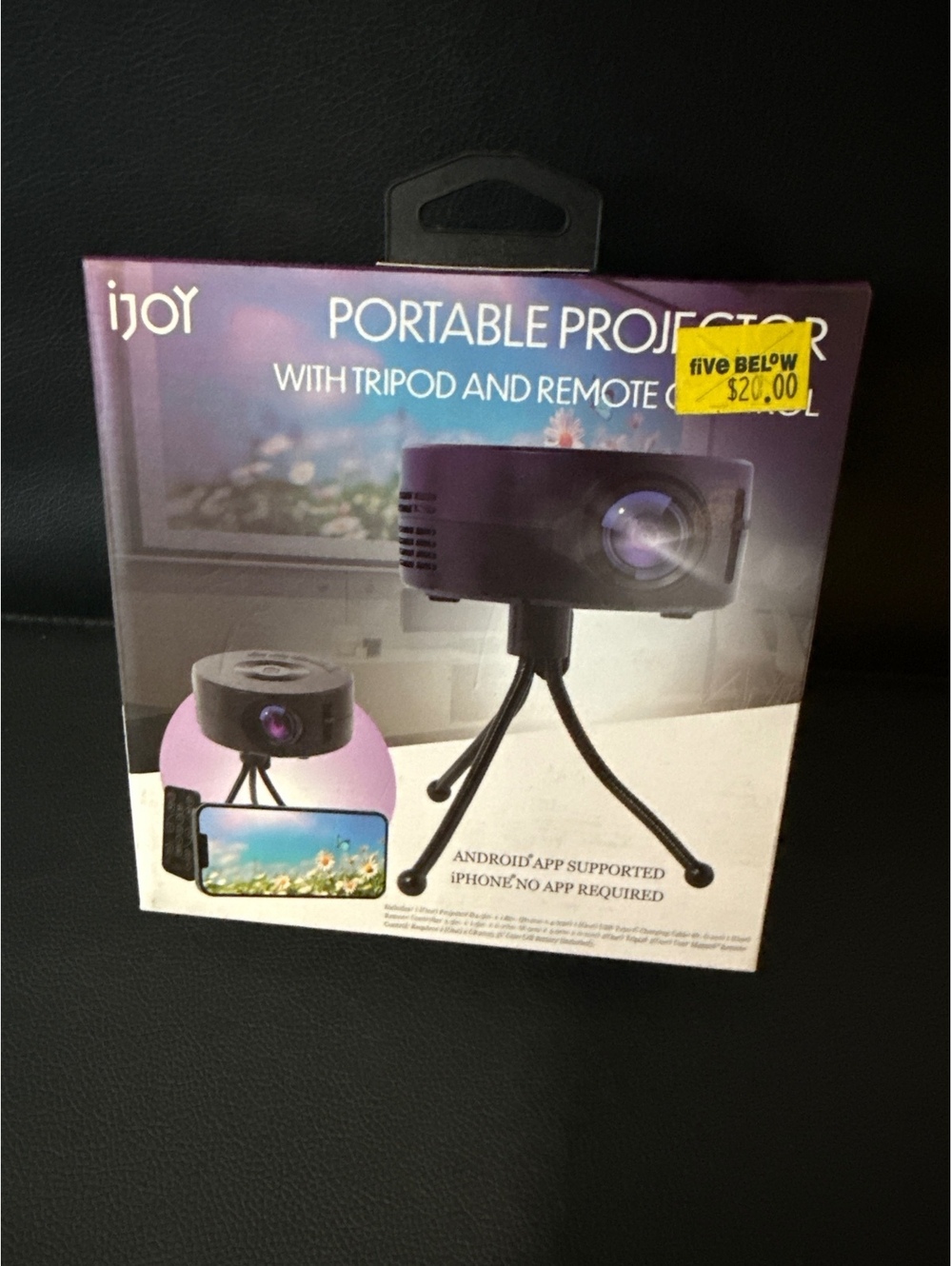 iJoy Portable Projector with Tripod and Remote Control